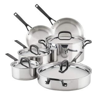 Kitchen Aid stainless steel set