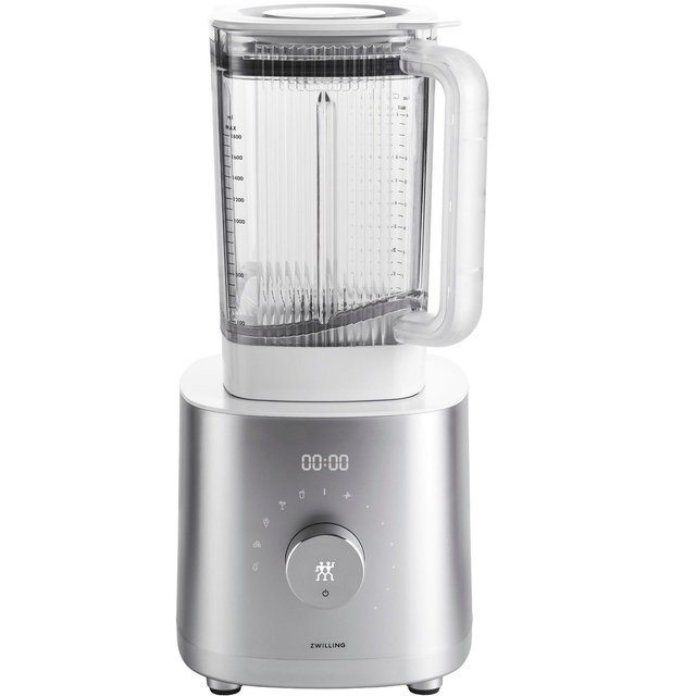 ZWILLING Enfinigy 64-oz. Countertop Power Blender, Smoothie Blender, Crush Ice, Frozen Desserts, Silver