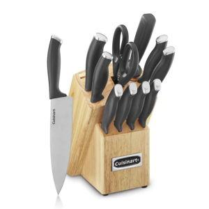 Cuisinart Piece Knife Block Set, Black & Stainless