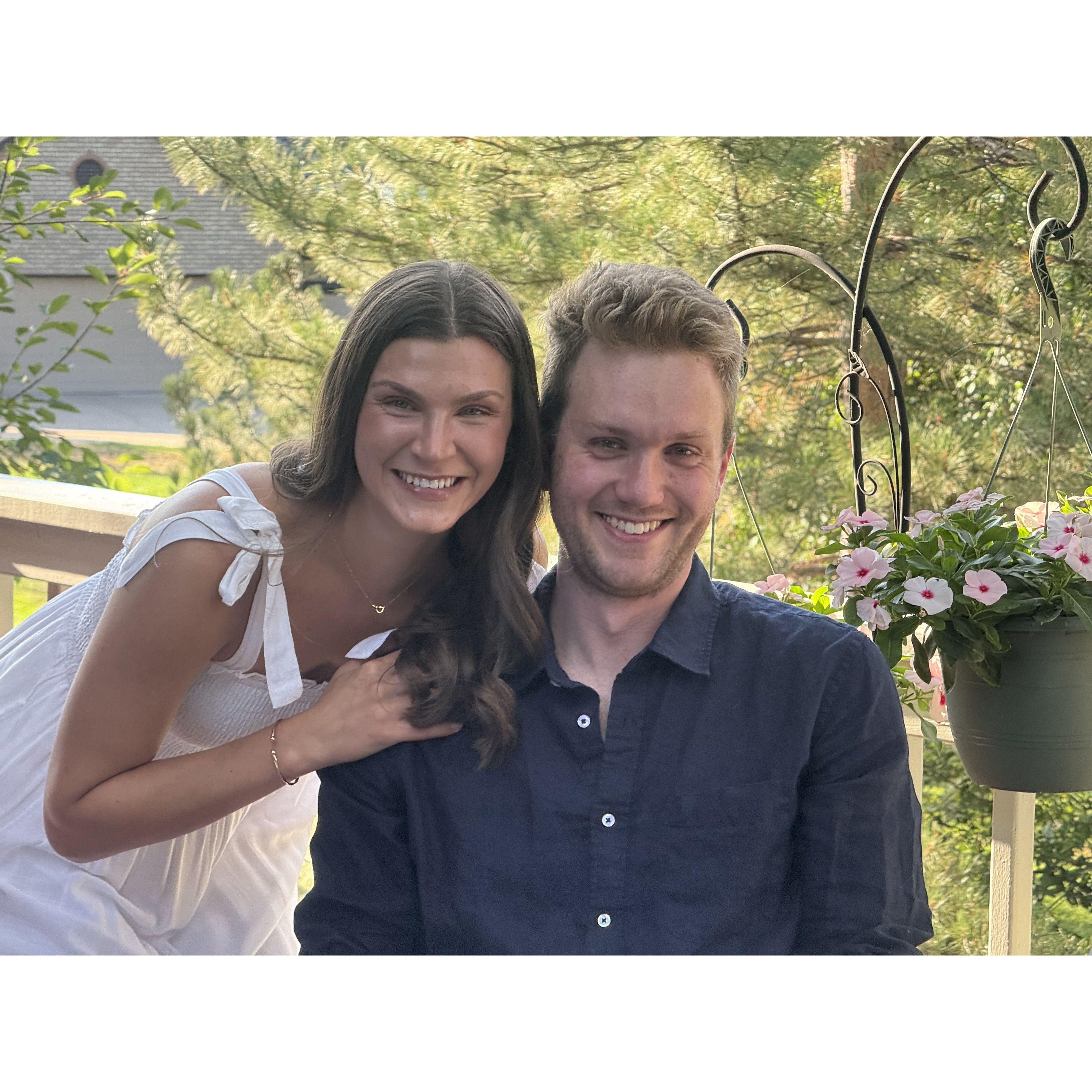 A picture from our lovely engagement party in Boulder