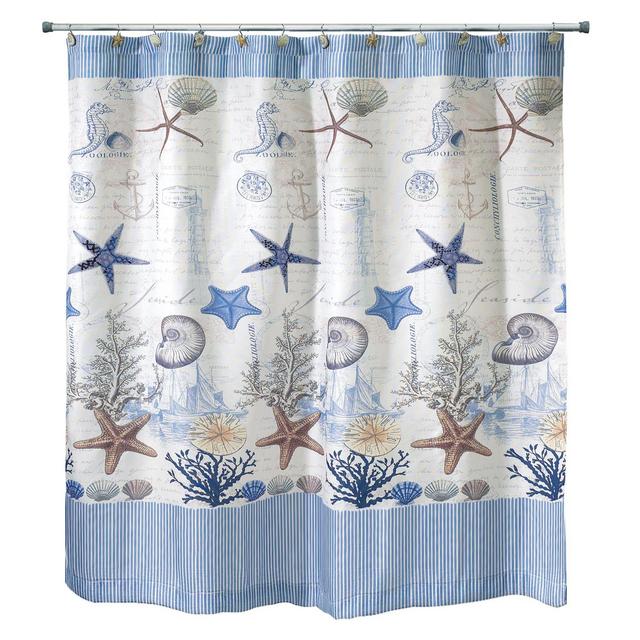 Avanti Antigua 70-Inch x 84-Inch Shower Curtain