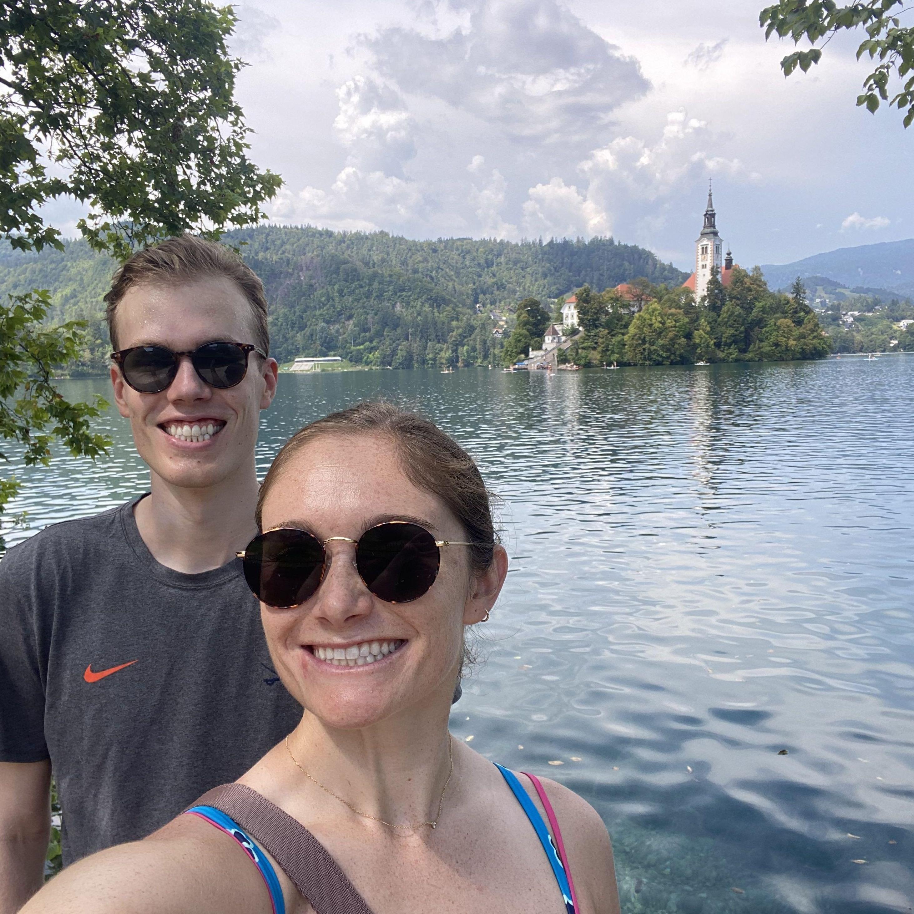 One of our favorite places we've traveled - Lake Bled in Slovenia!