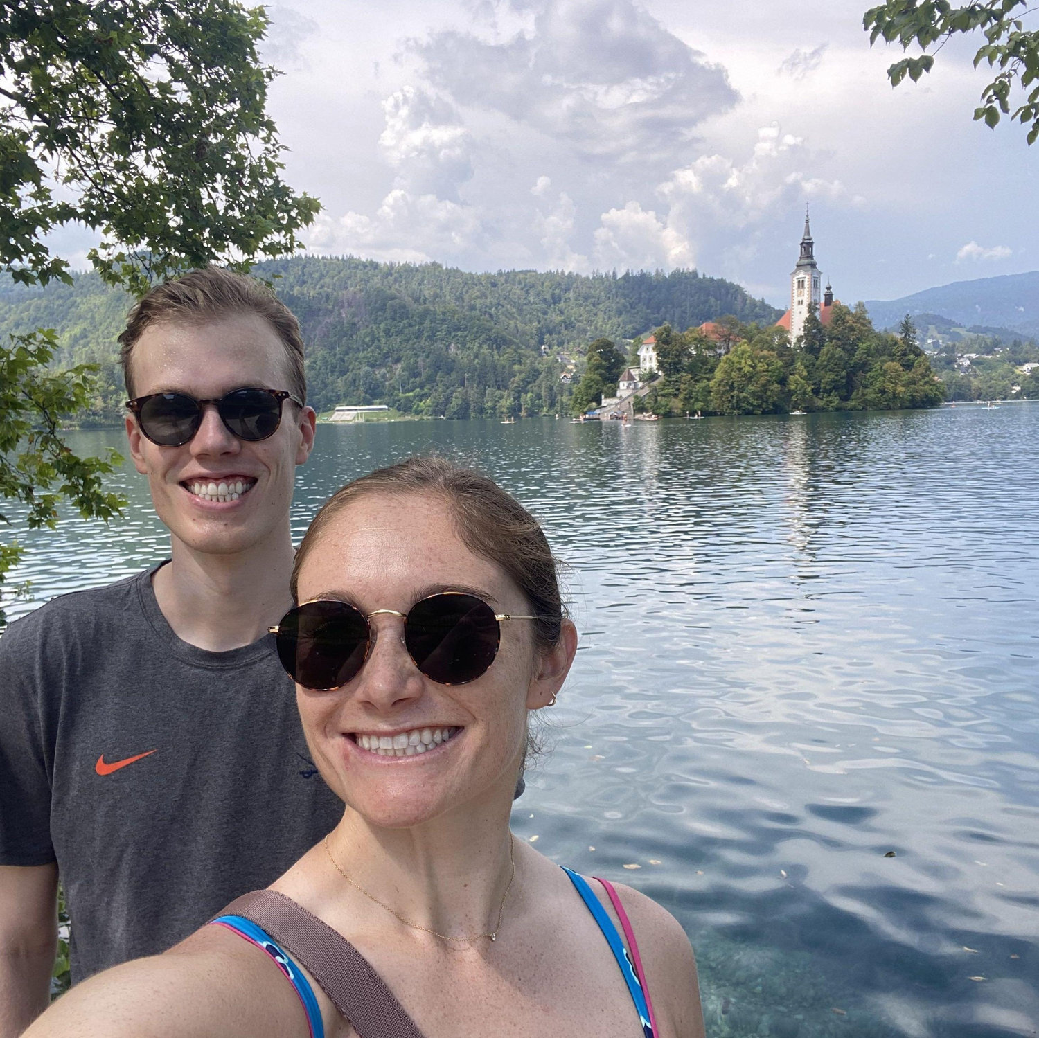 One of our favorite places we've traveled - Lake Bled in Slovenia!