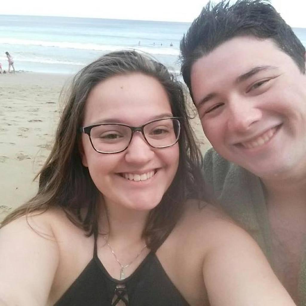 Never frowning when we are on the beach
