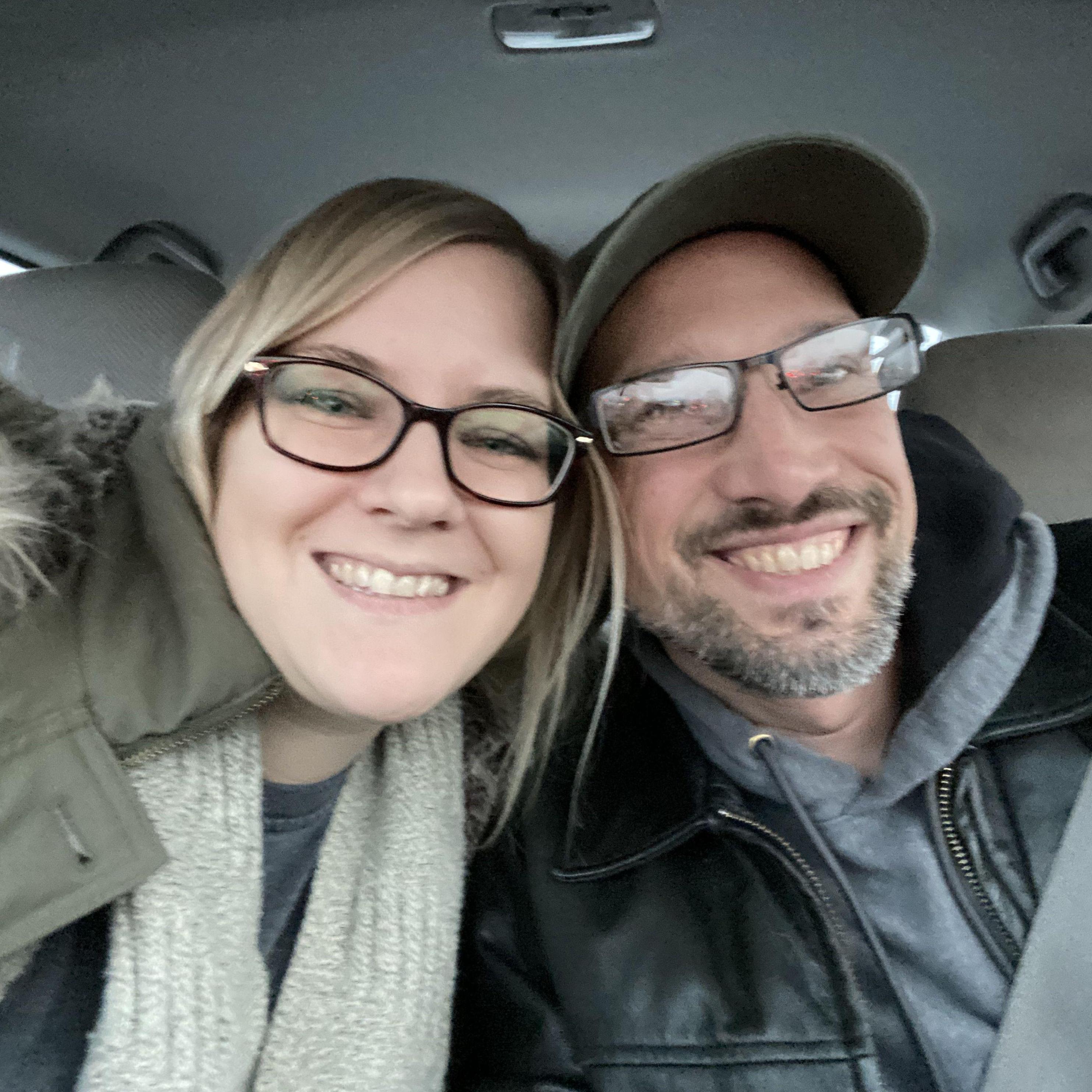 Cheers to Debra's first time crossing the Canadian border
