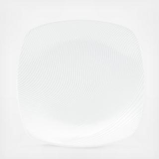 White on White Square Platter