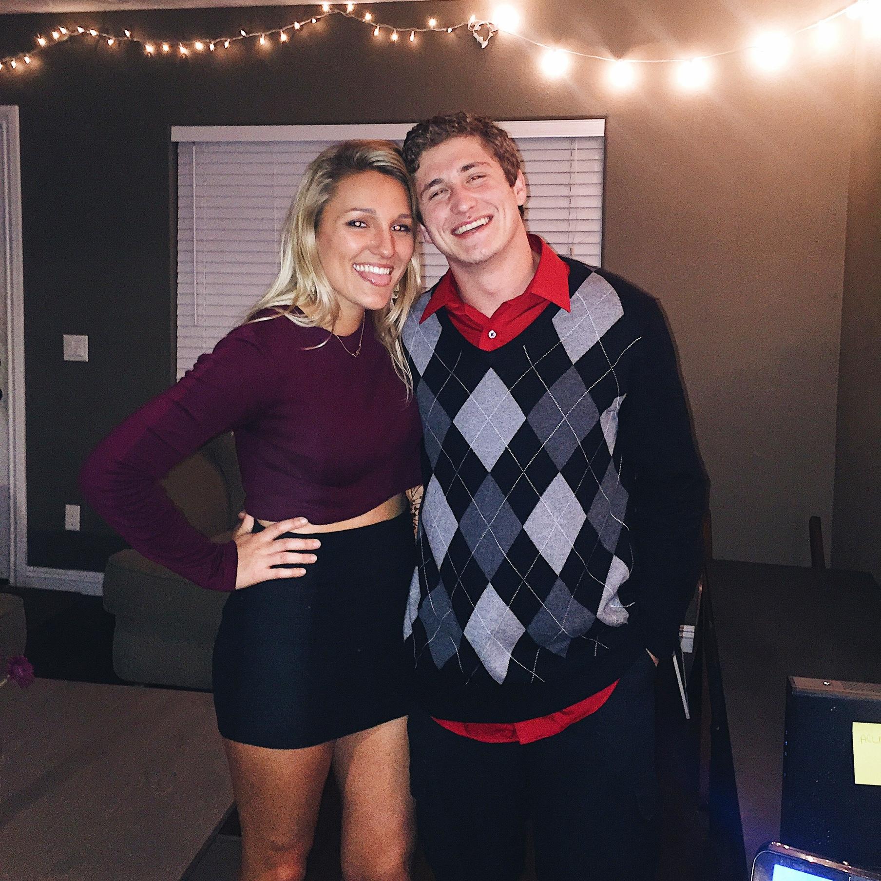 This was the night of their first kiss. After a night out with friends at Omnia in downtown San Diego, they shared a kiss in the back of their Uber on the way home - there were definitely fireworks!