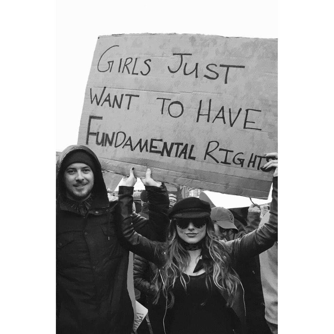 Women's march in San Francisco