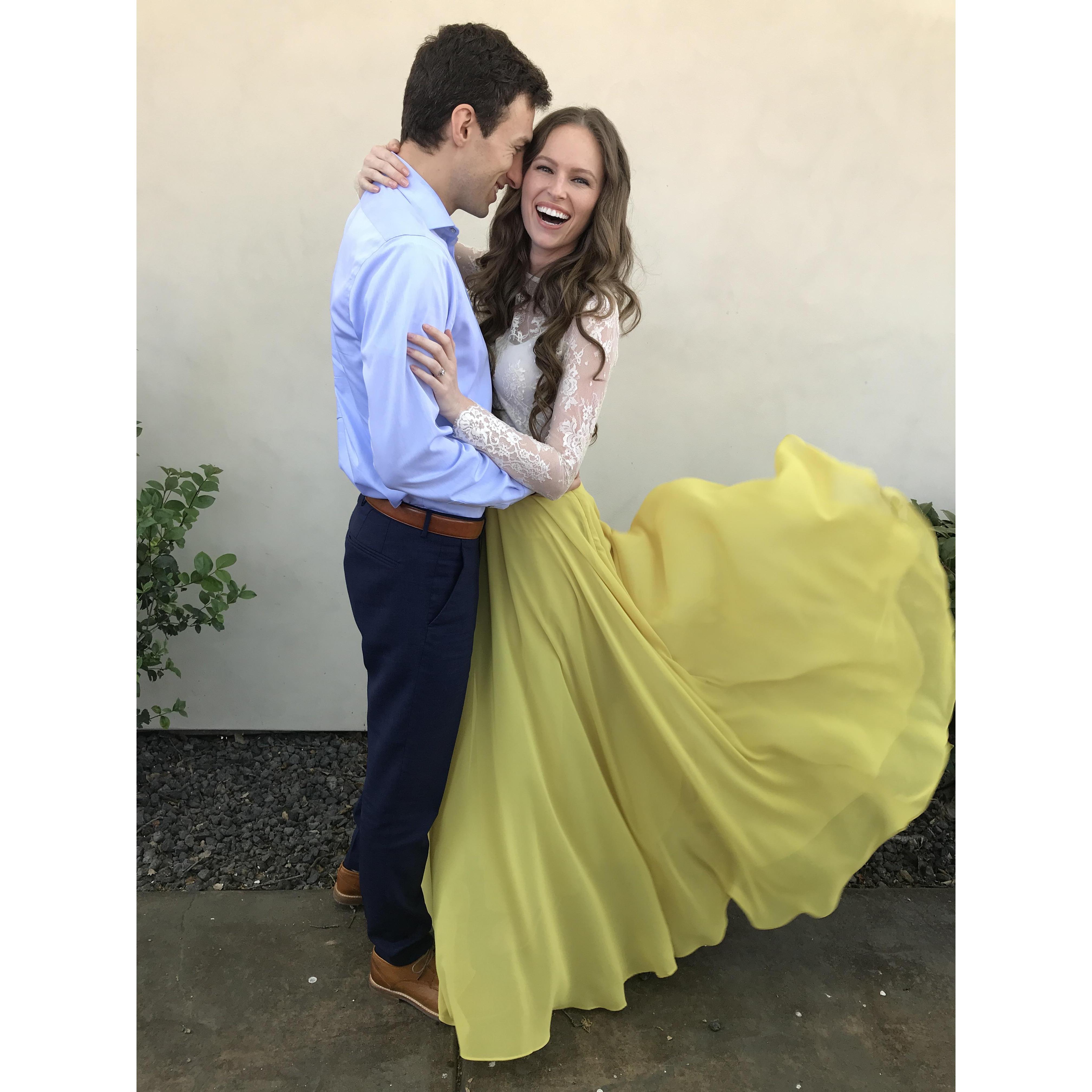 First Easter together.