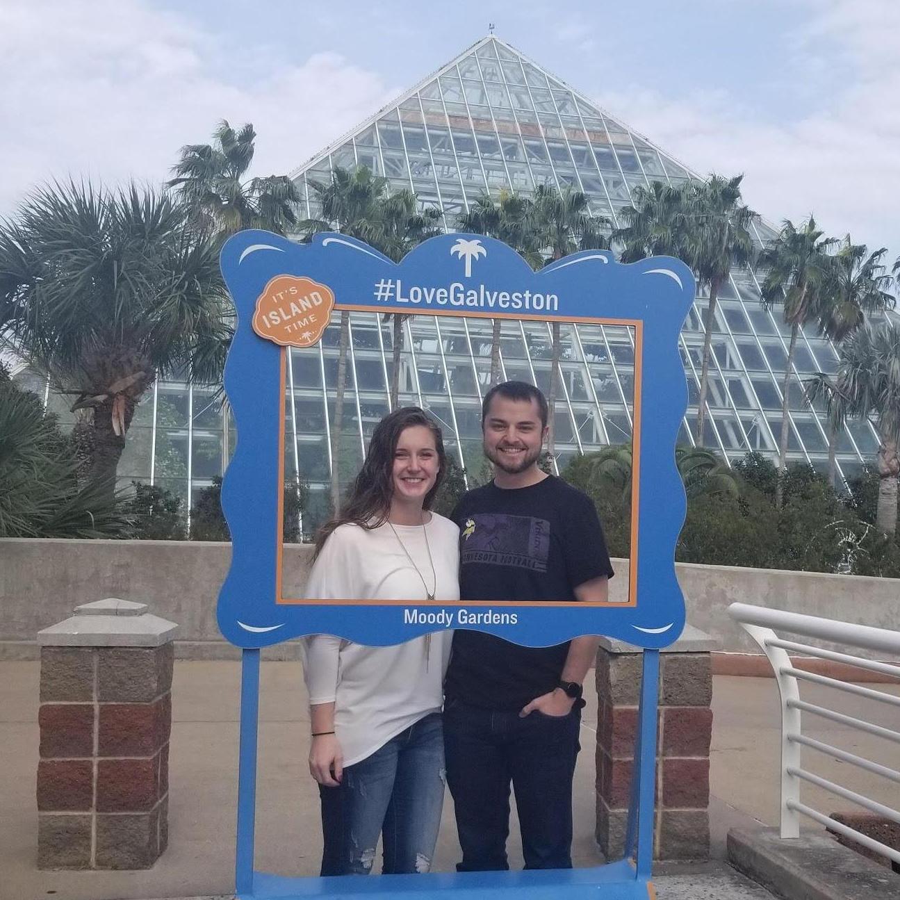 Moody Gardens in Galveston, Texas, December 2019