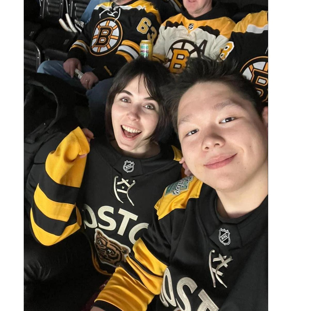 Boston Bruins meccs Bostonban 2024. február