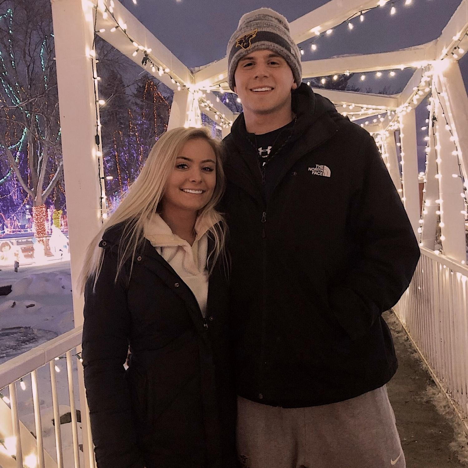 Christmas lights in Mankato, MN