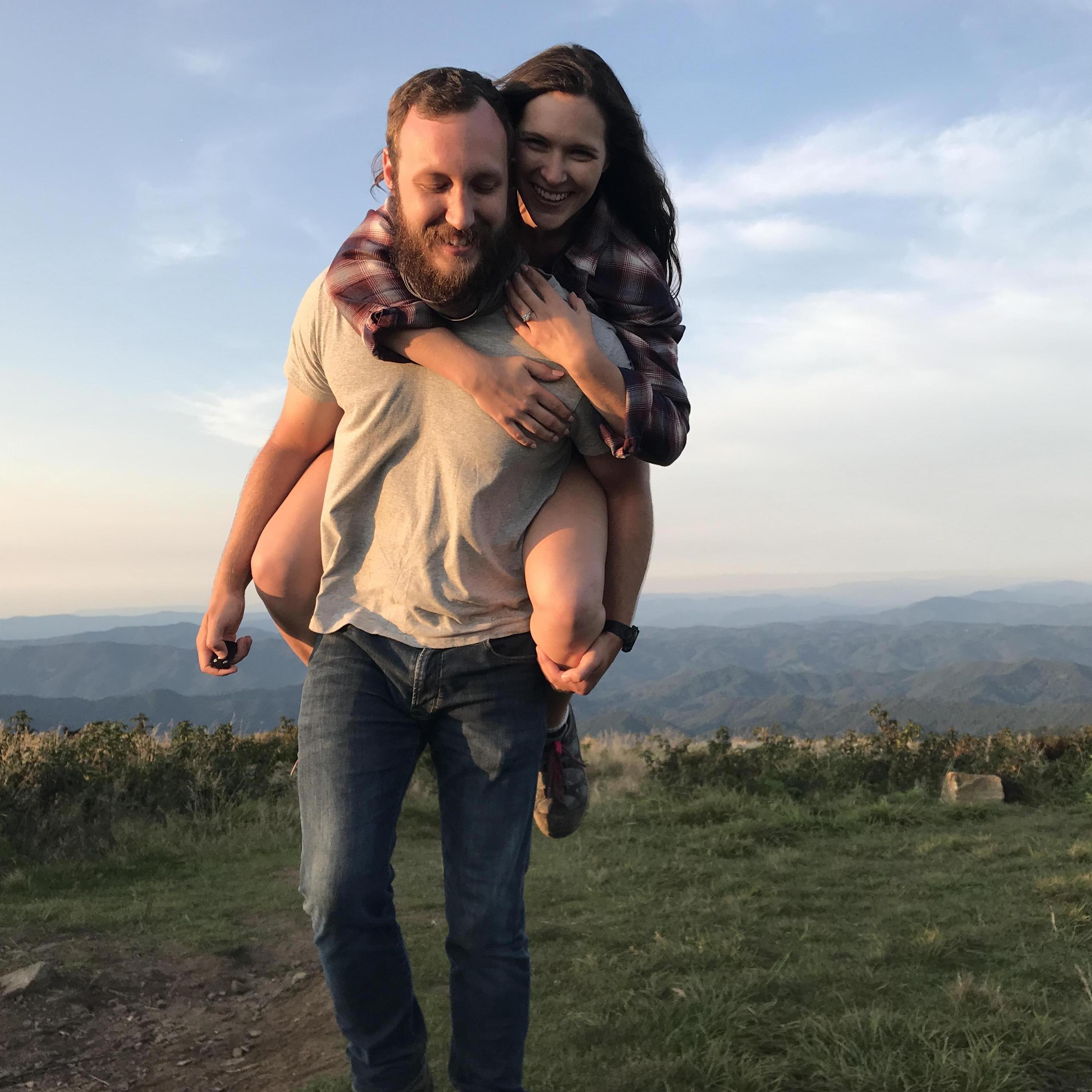 After almost 11 years together, Curtis popped the question in the most majestic location.