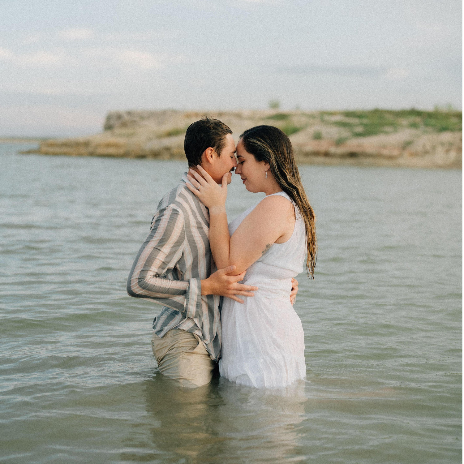 This is our go to pose to center ourselves in the little moments.