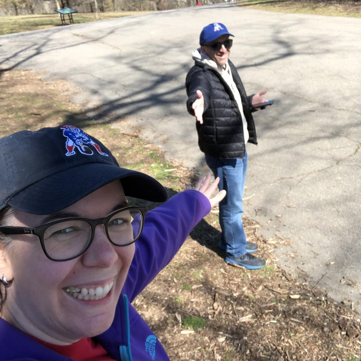 COVID walks... 6 ft apart