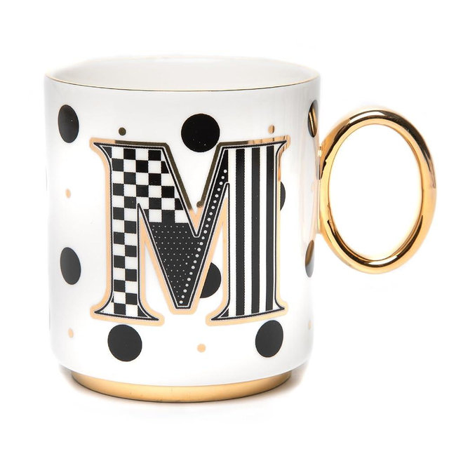 MACKENZIE-CHILDS My Mug, Decorative Ceramic Coffee Mug with Handle, M