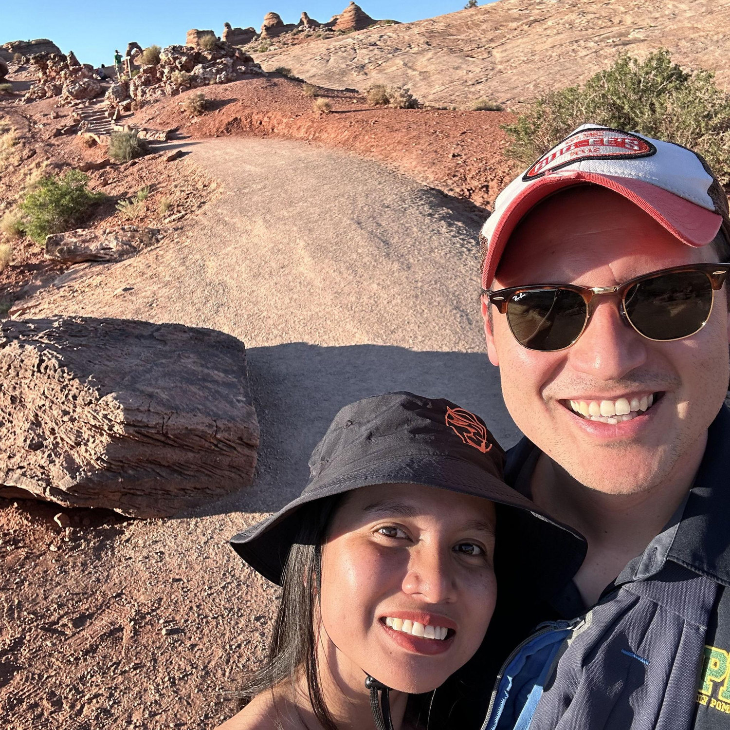 The start of our national park adventures, Arches National Park.