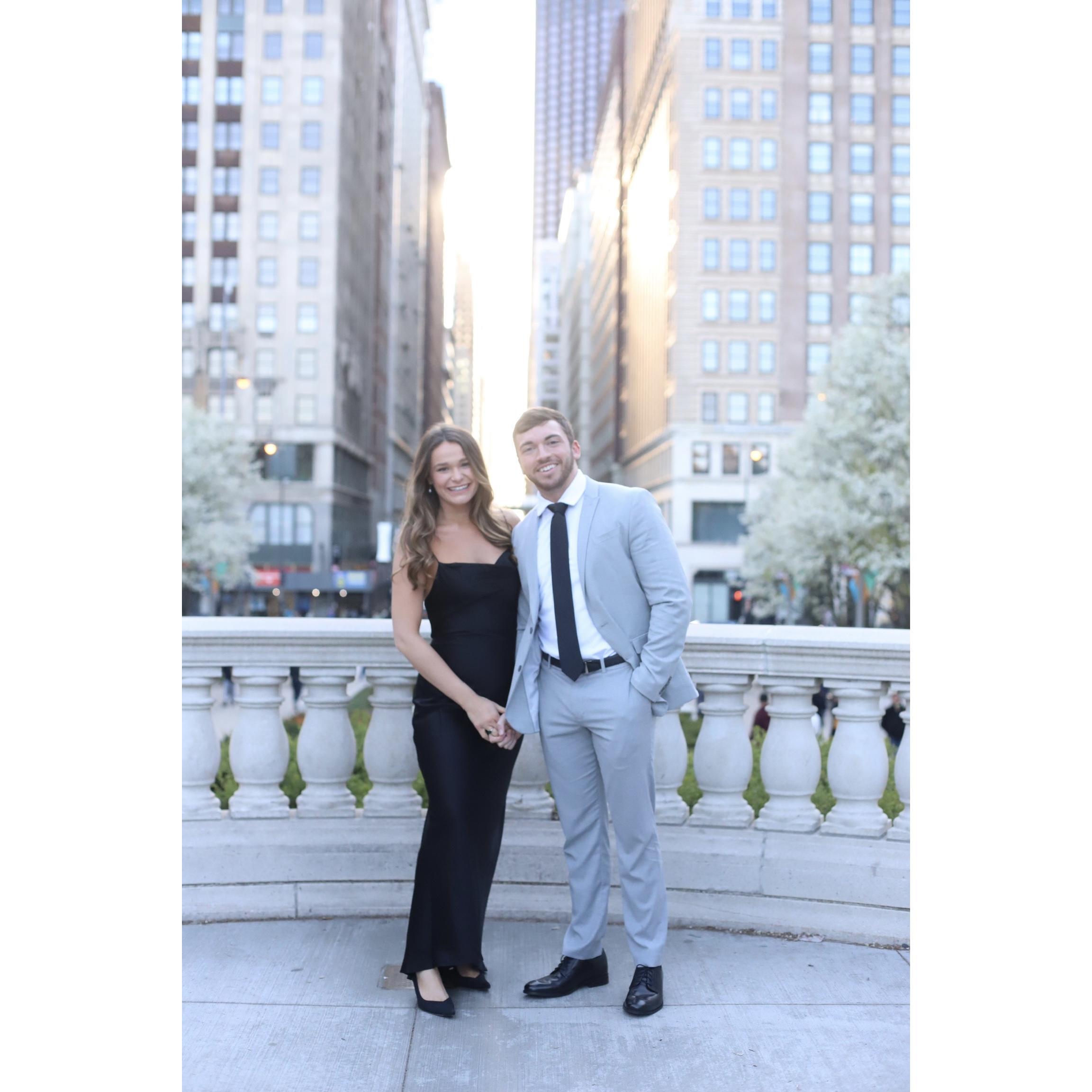 04/17/2021
During Pike formal, Connor and I decided to try out the CTA subway and ended up lost, missing our flights, and stranded in Chicago for another two days! Just one of many adventures!