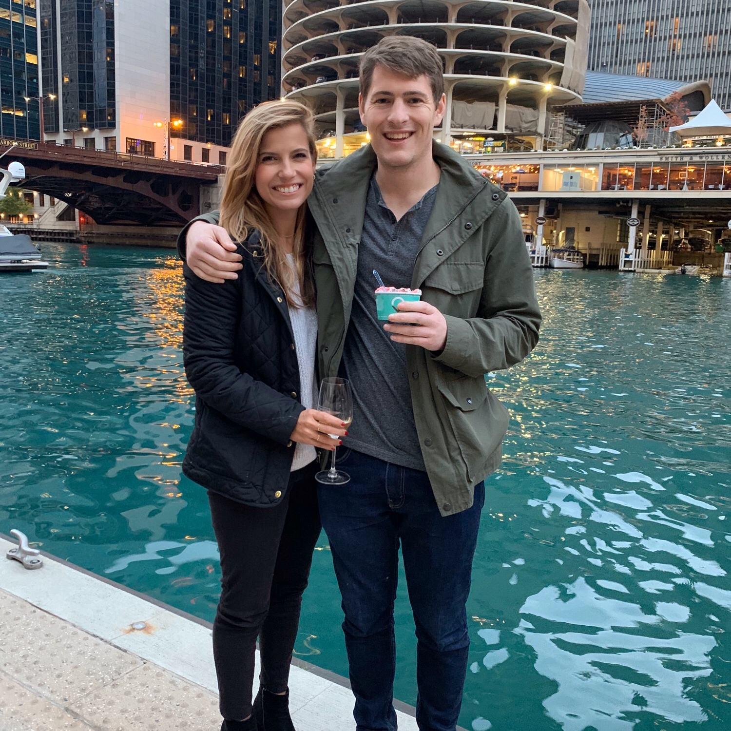 First time for both of us in Chicago for Matt's birthday (thank you, weather)