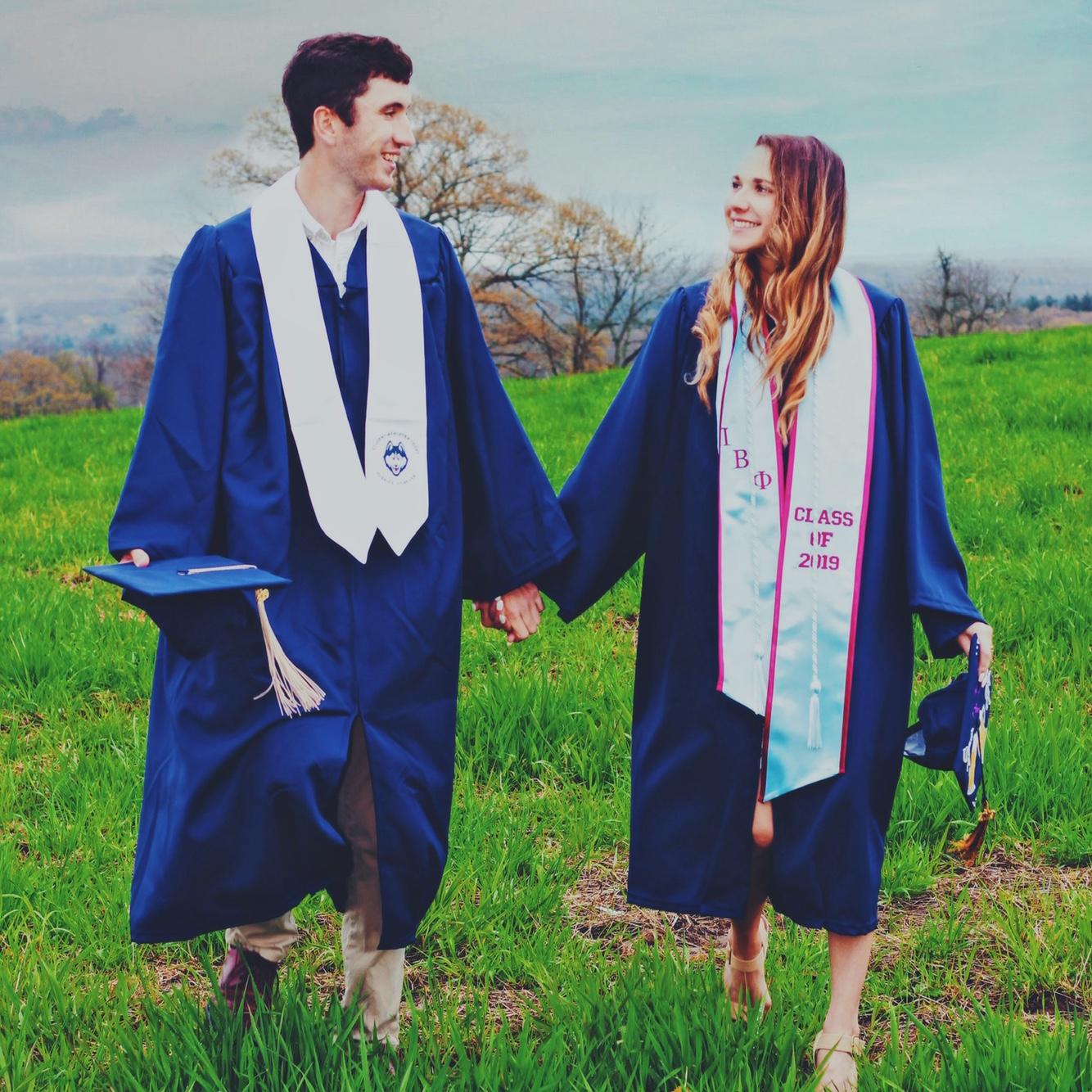 Graduation pictures at Horsebarn Hill. May 2019.