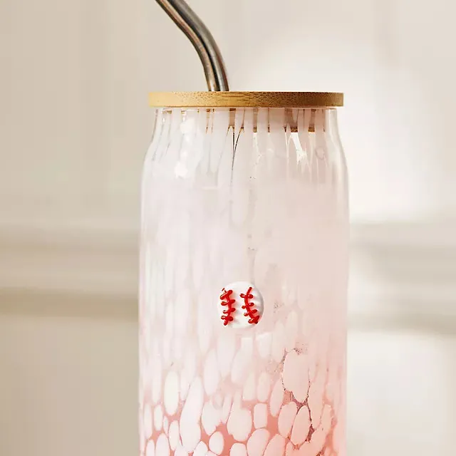 Confetti Icon Juice Glass Tumbler with Lid
