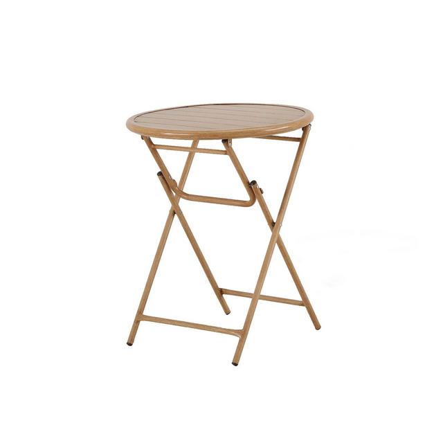 Bee & Willow™ Home Nantucket Faux Wood Folding Bistro Table in Neutral