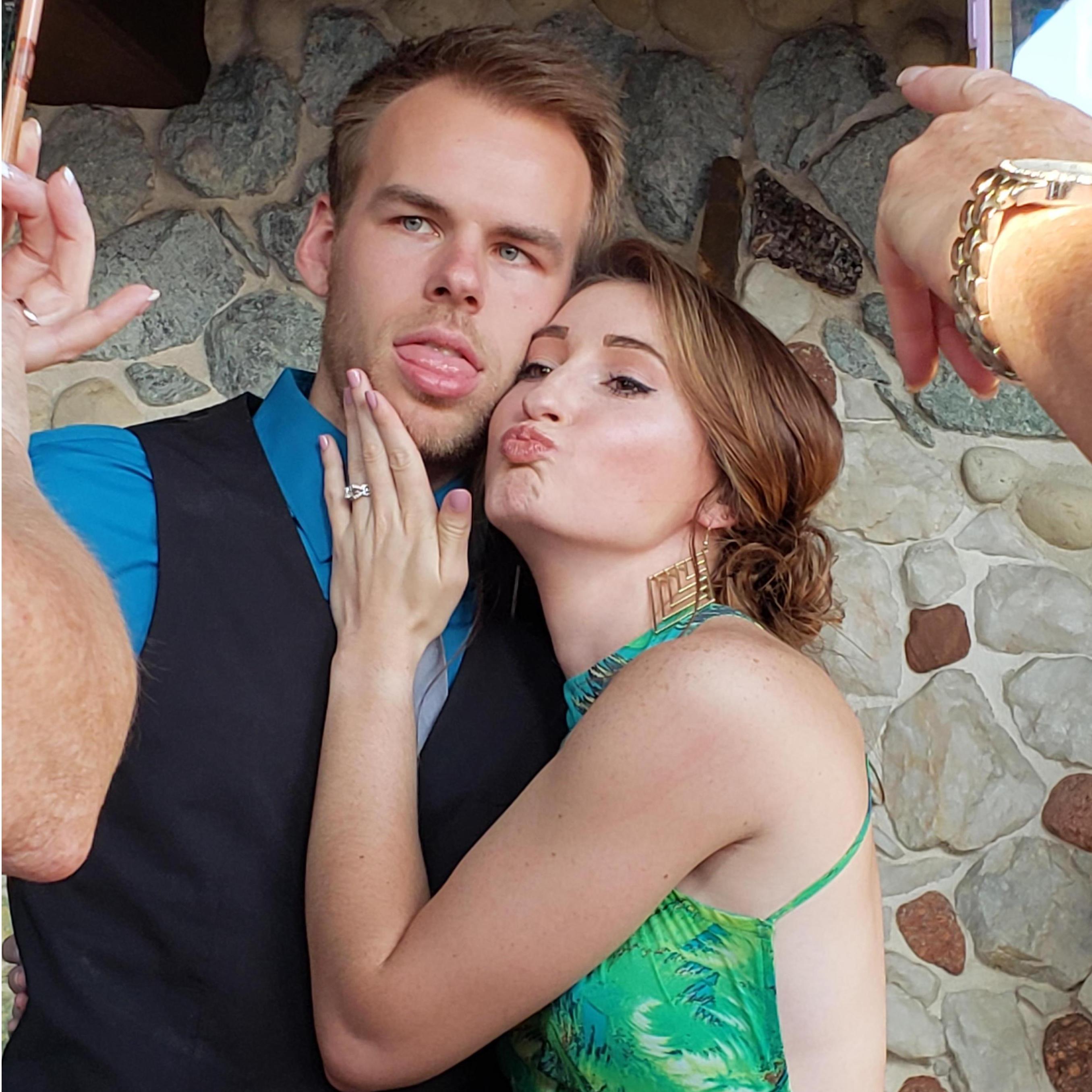 And the cutest couple award goes to...