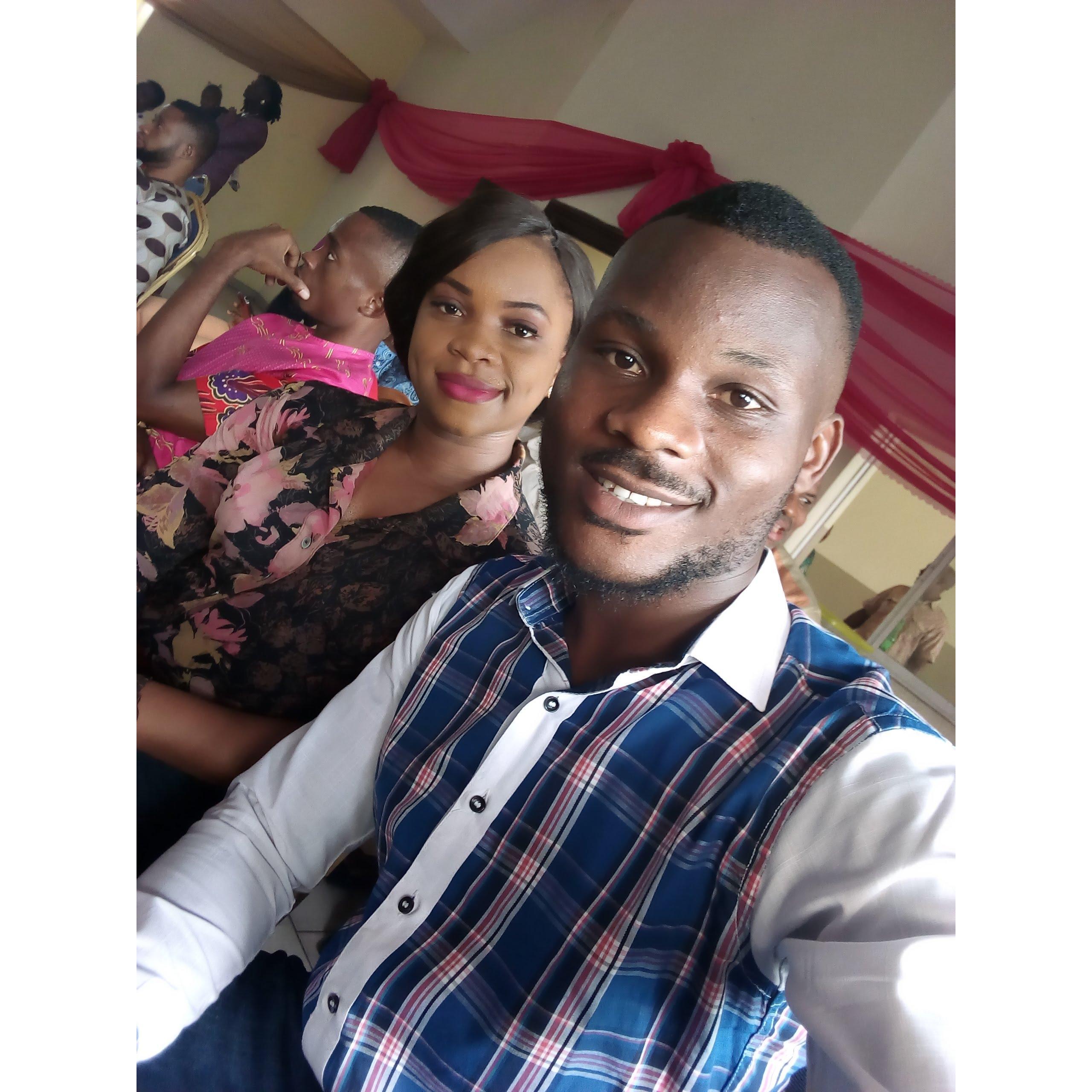 At a friend's wedding reception in Port Harcourt, Rivers State.