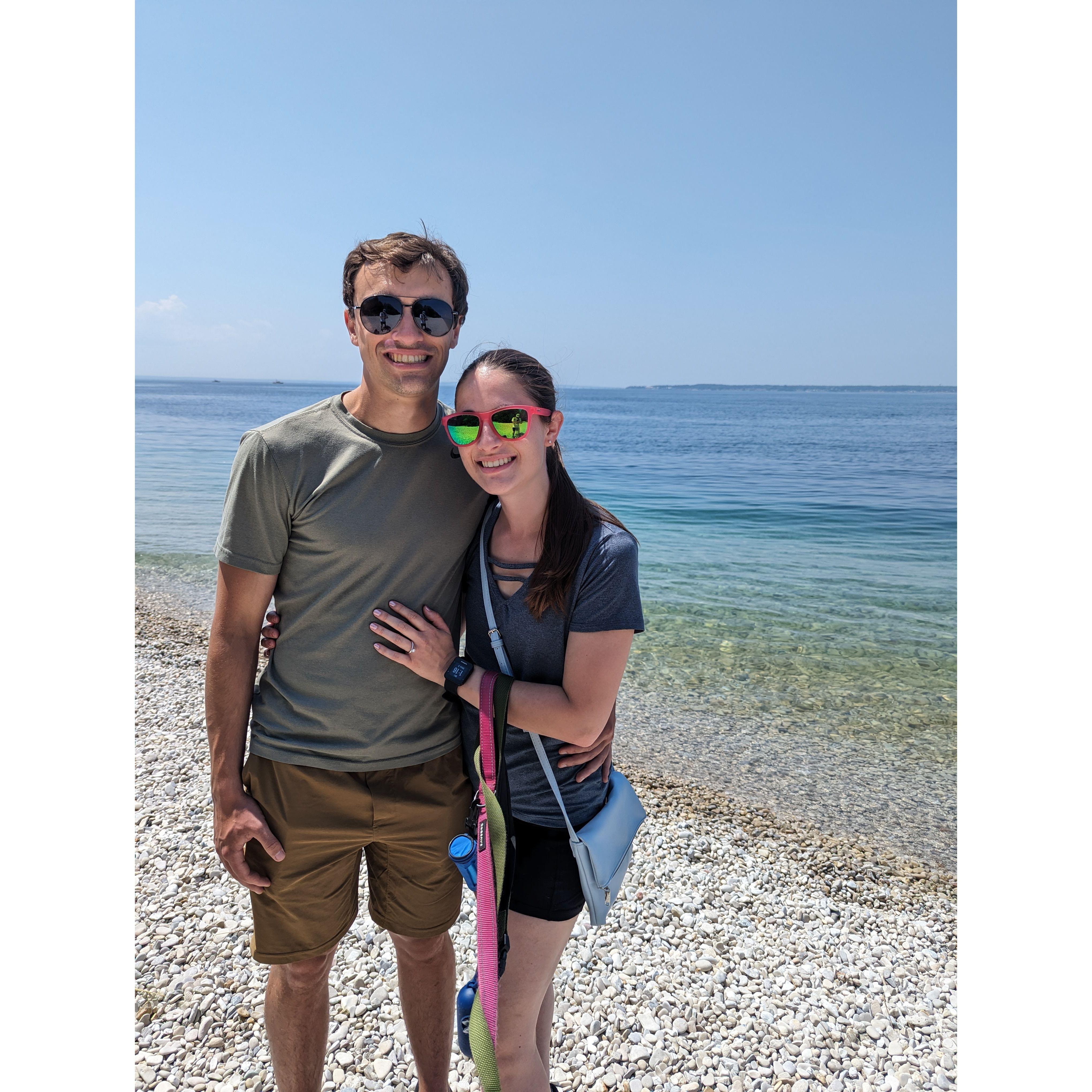 Getting engaged on Mackinac Island July 3rd, 2023