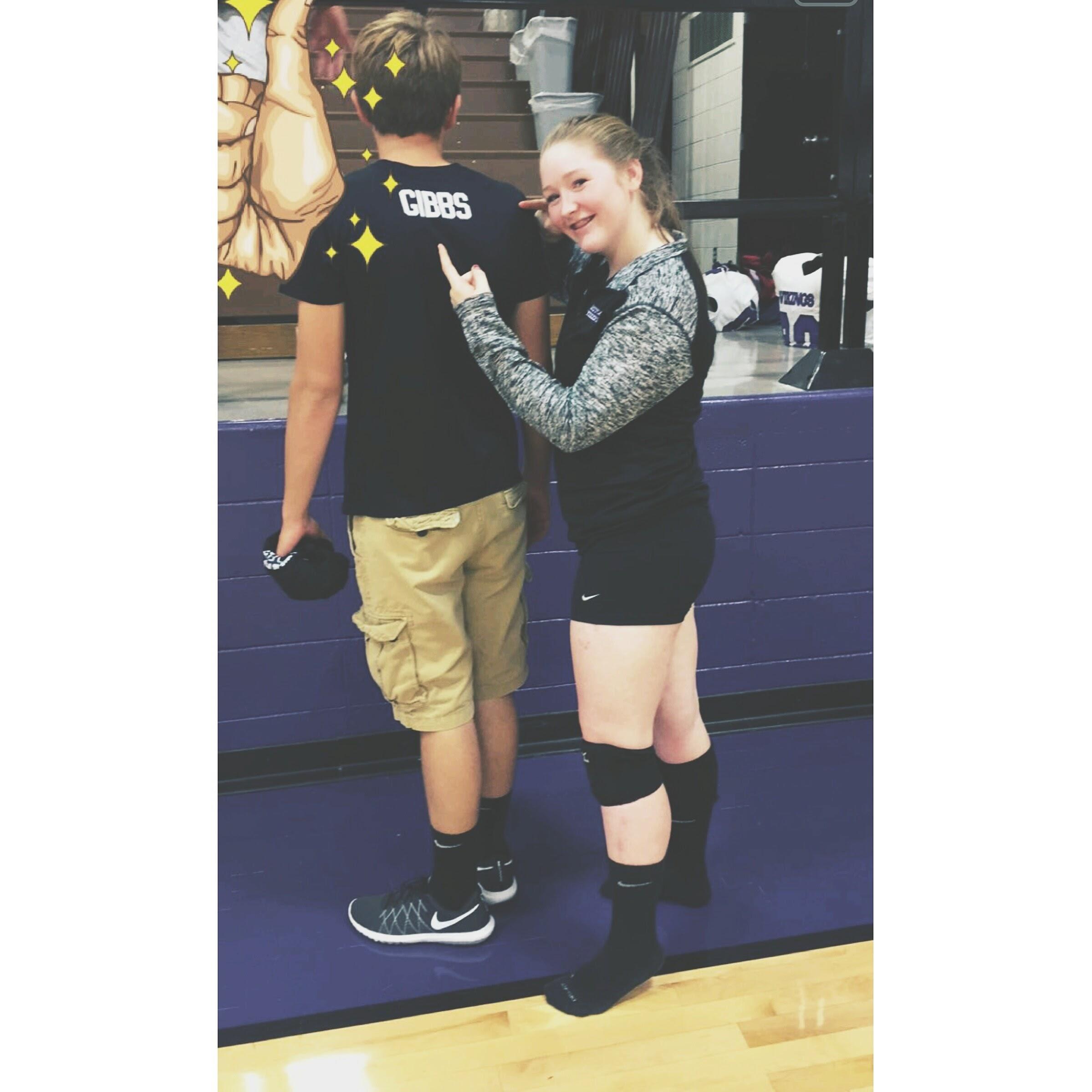 At my volleyball game, it was "Wear Your Girl's Jersey Night"