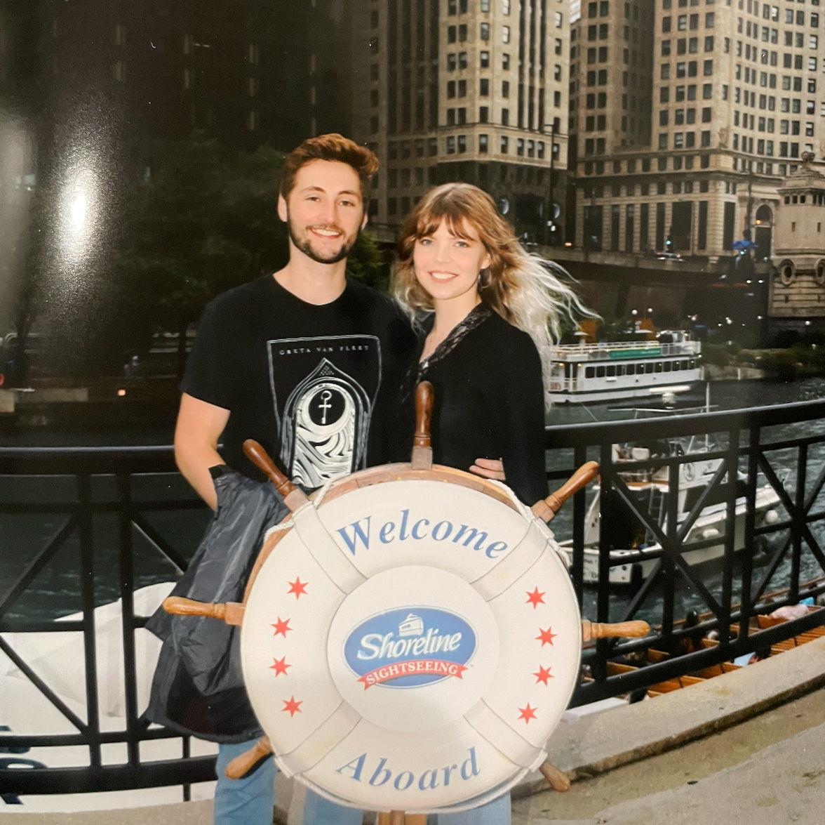 Architecture tour on the Chicago river