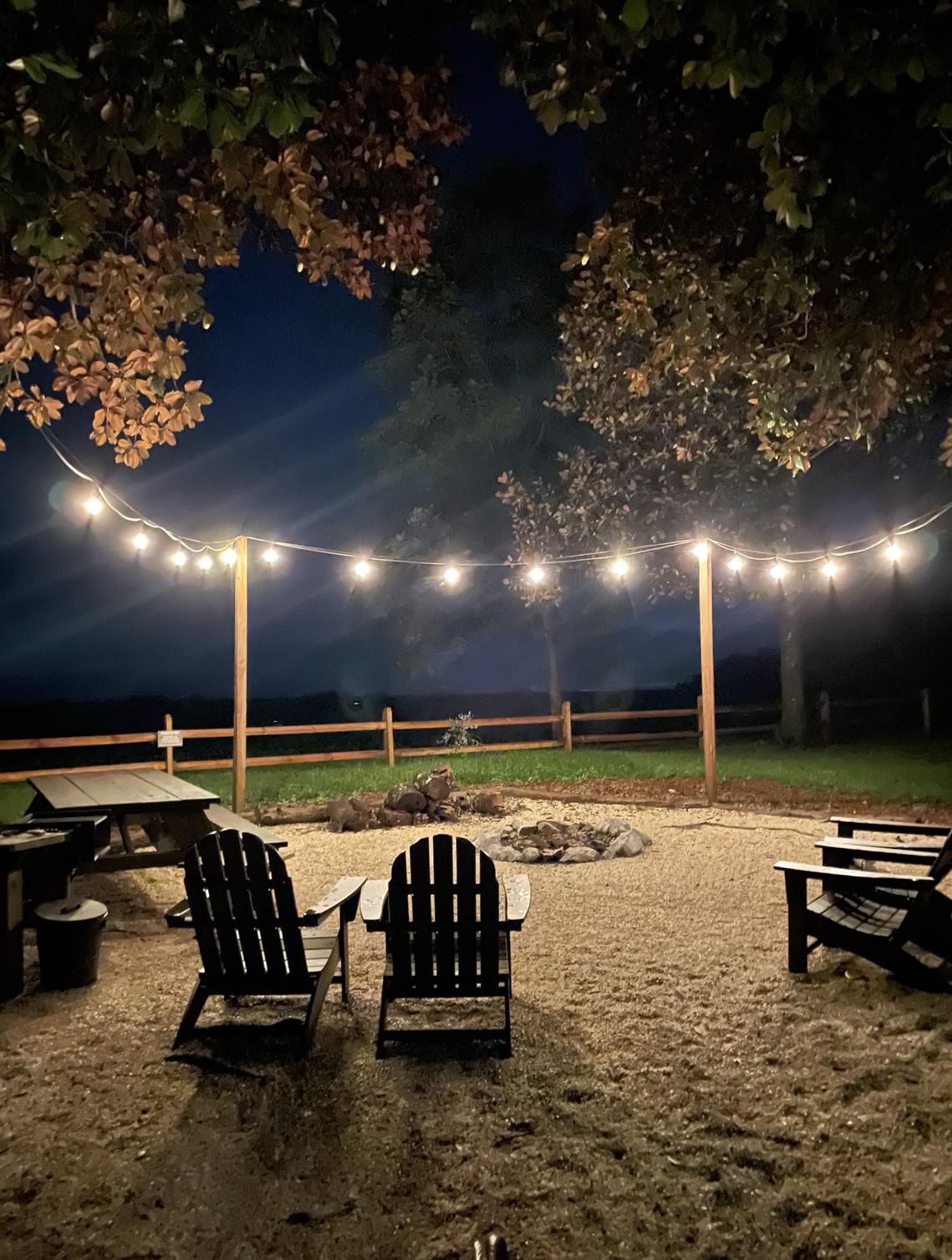 The Treehouse at night