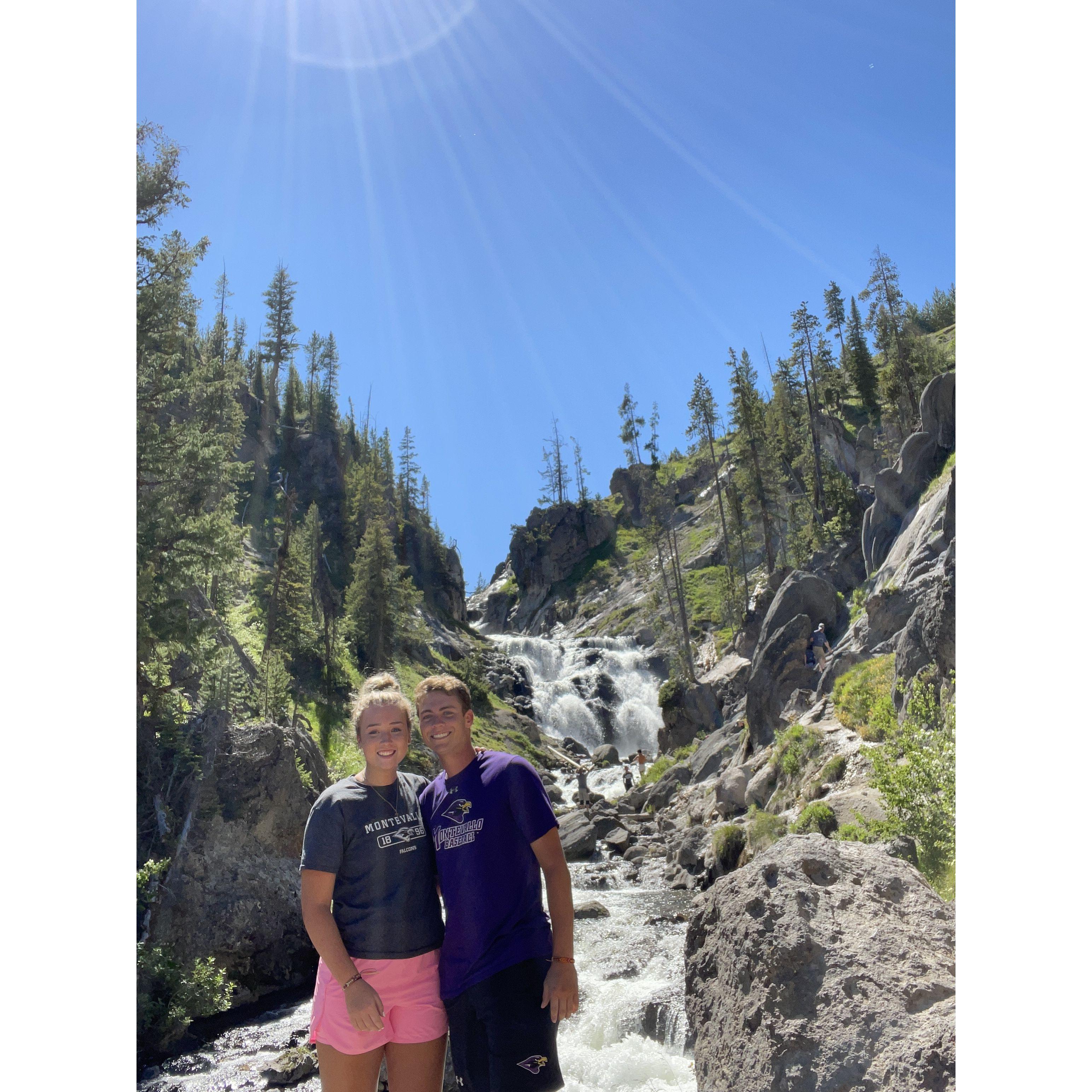 Connor played baseball in Butte, MT the first summer we were dating. I got to come see him for a few days and we went to Yellowstone!
