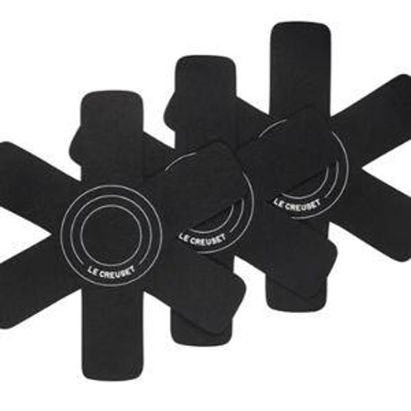 Cookware Protectors, Set of 3 (Black)