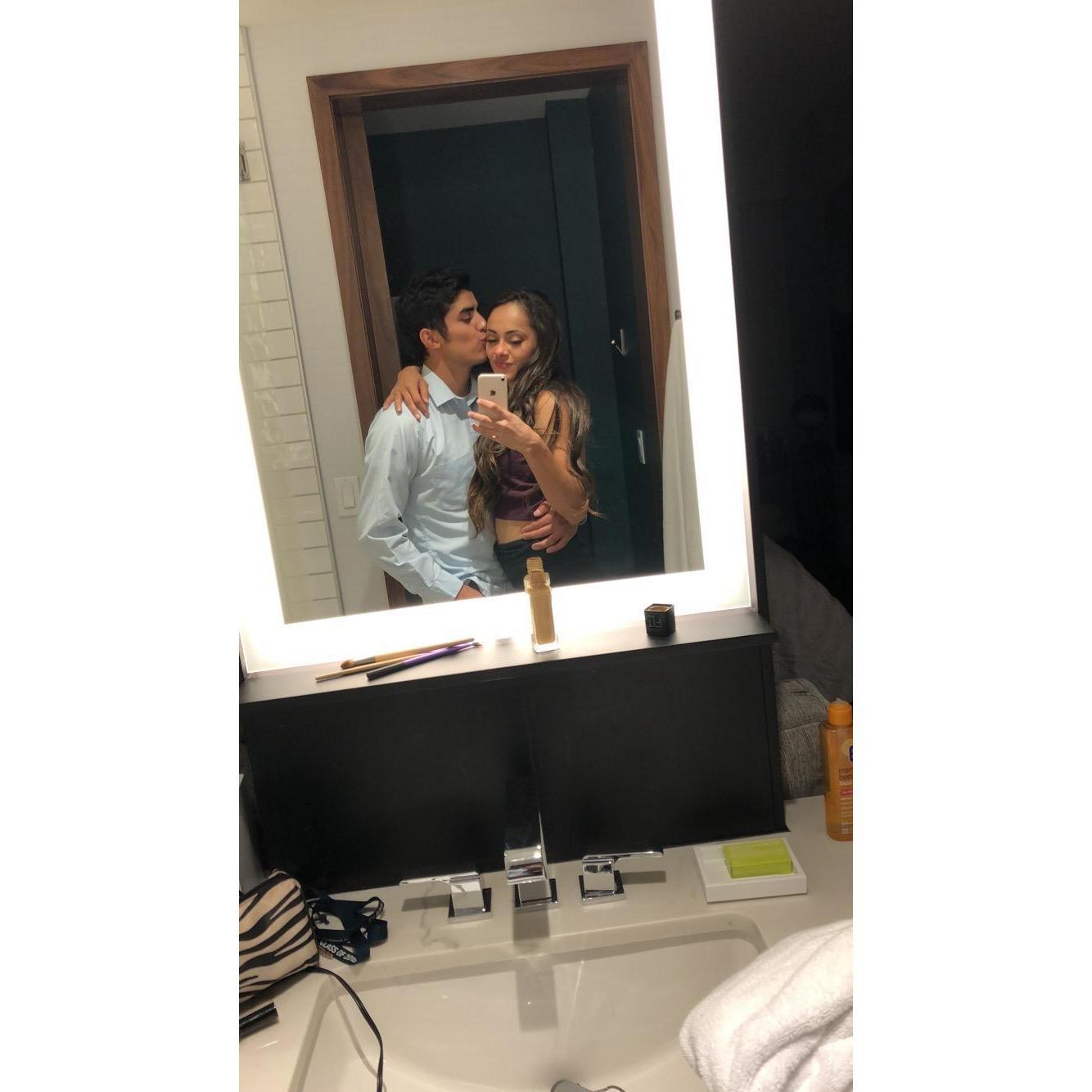 My 21st birthday in Denver. We went to a nice dinner and bar hopping around town. Made some pretty great stories that night!