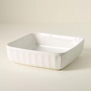 The Latte Stoneware Square Baking Dish: Amelie Edition