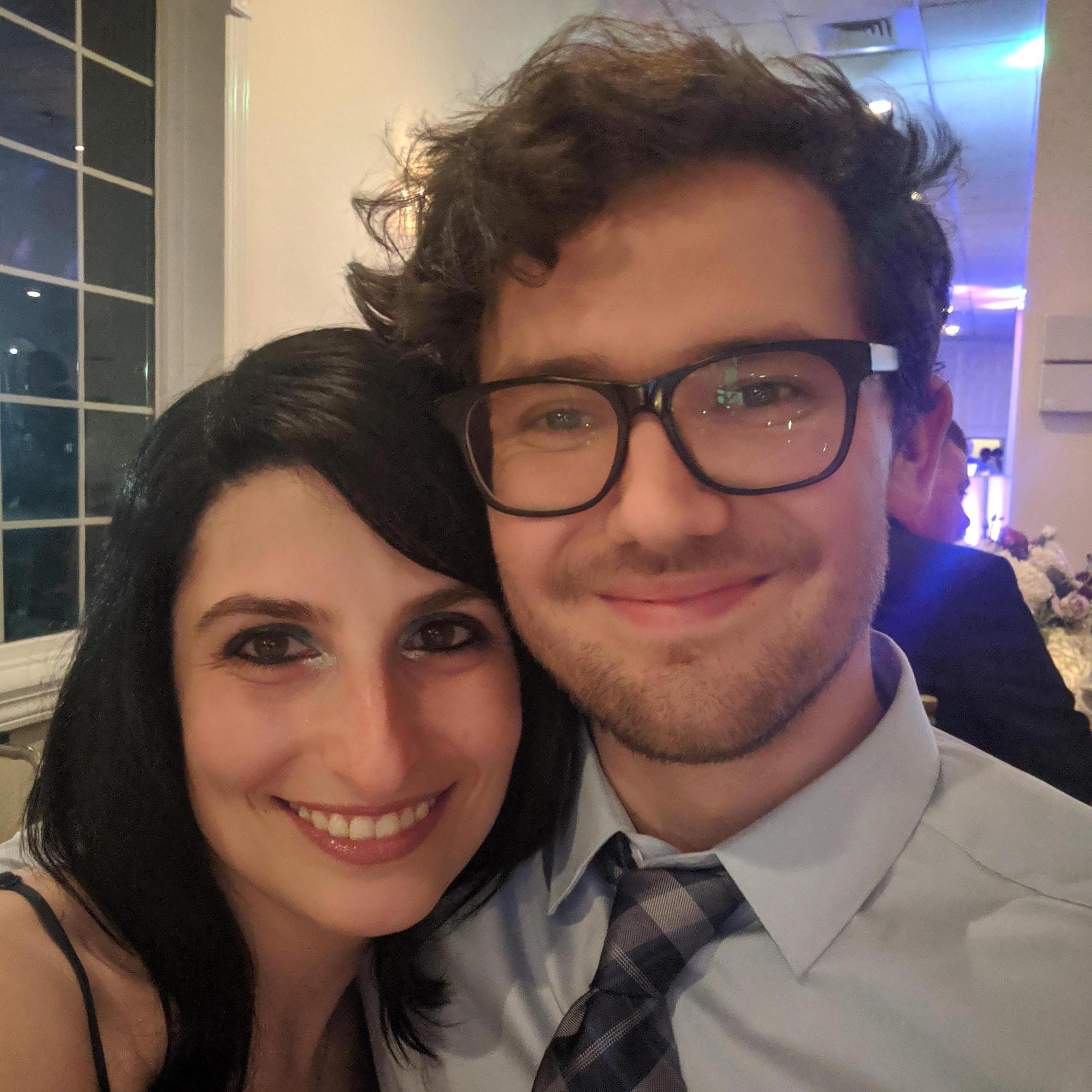 Our first wedding together....we got engaged the next day!