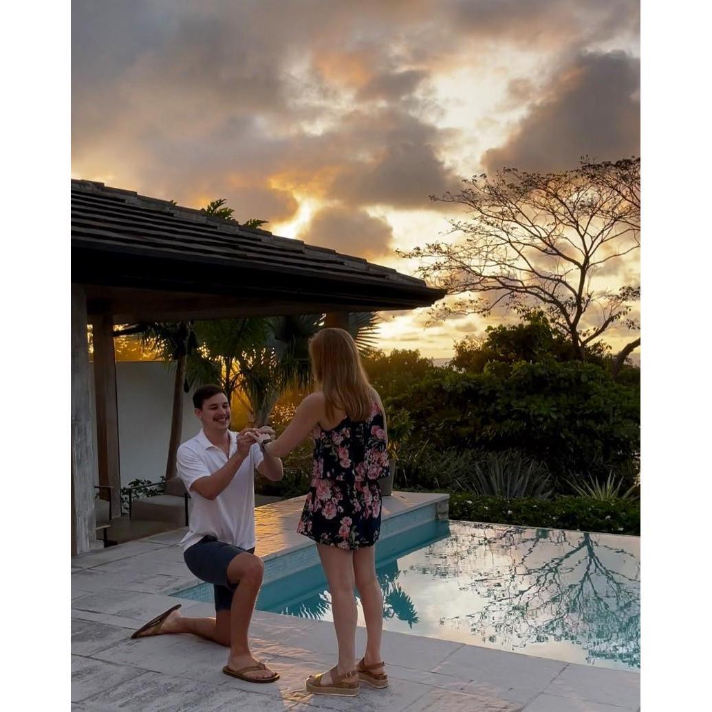 Proposal in Tamarindo, Costa Rica