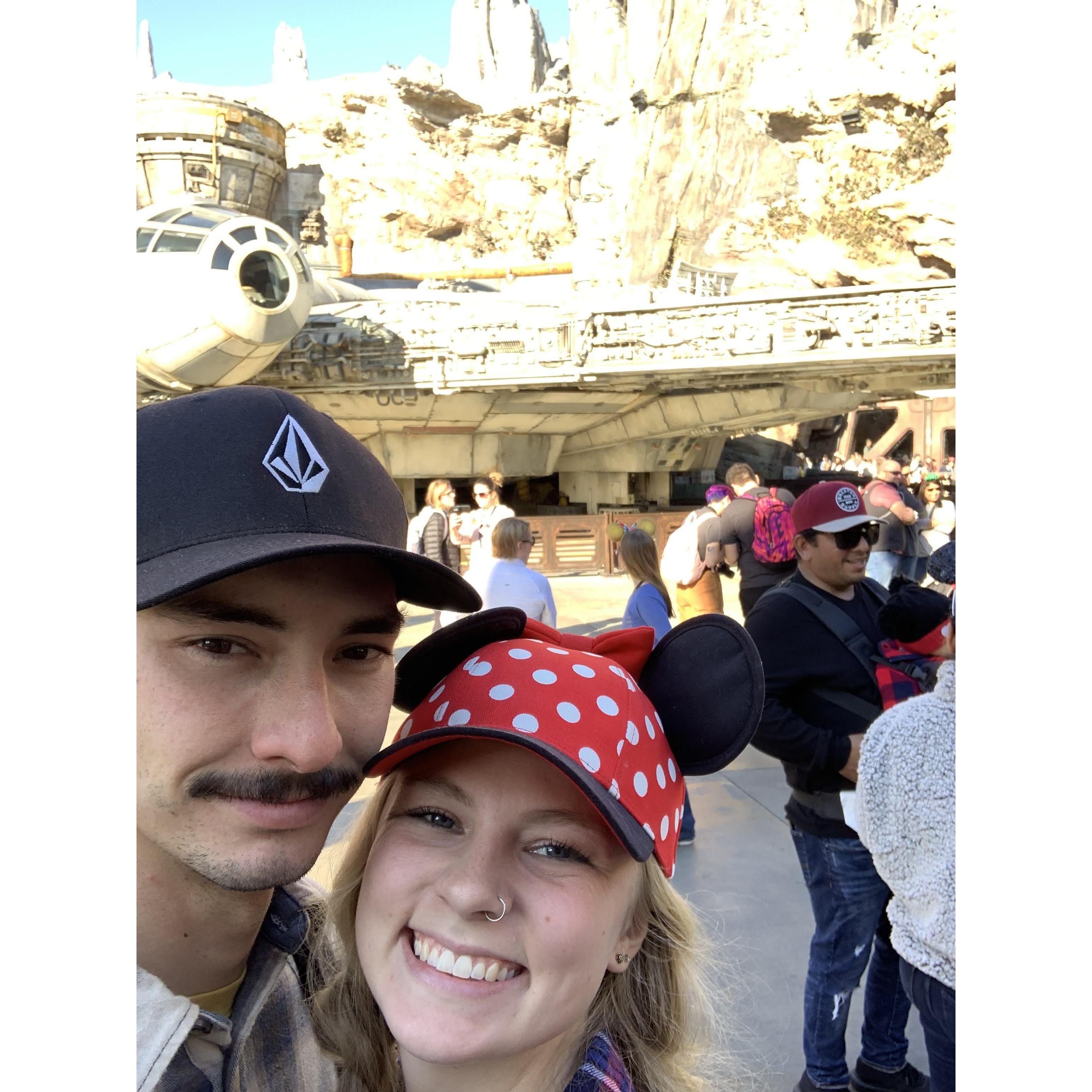 Christian took me to Disneyland for my 24th birthday even though he hates Disneyland. What a good man!