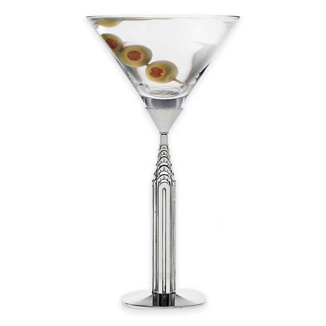 Chrysler Building Martini Glass