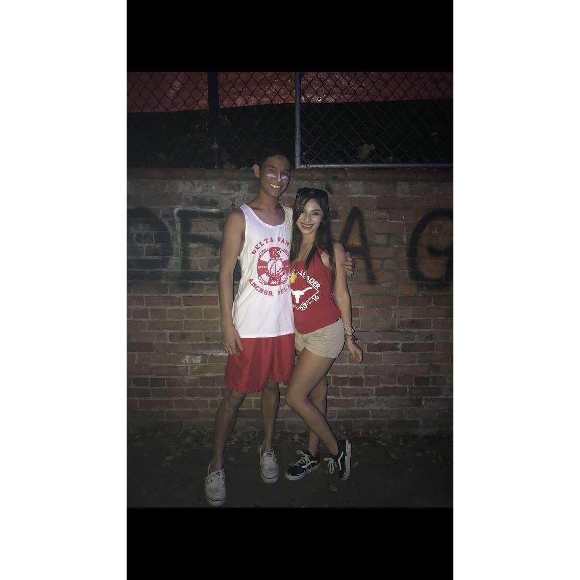 Our very first photo together.