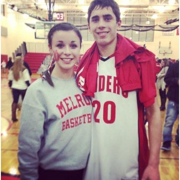 Our first photo together in 2012!