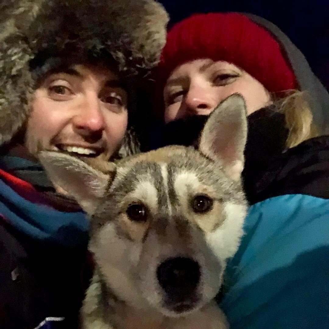 Playing with our dogsled pups in Nellim, Finland
2019