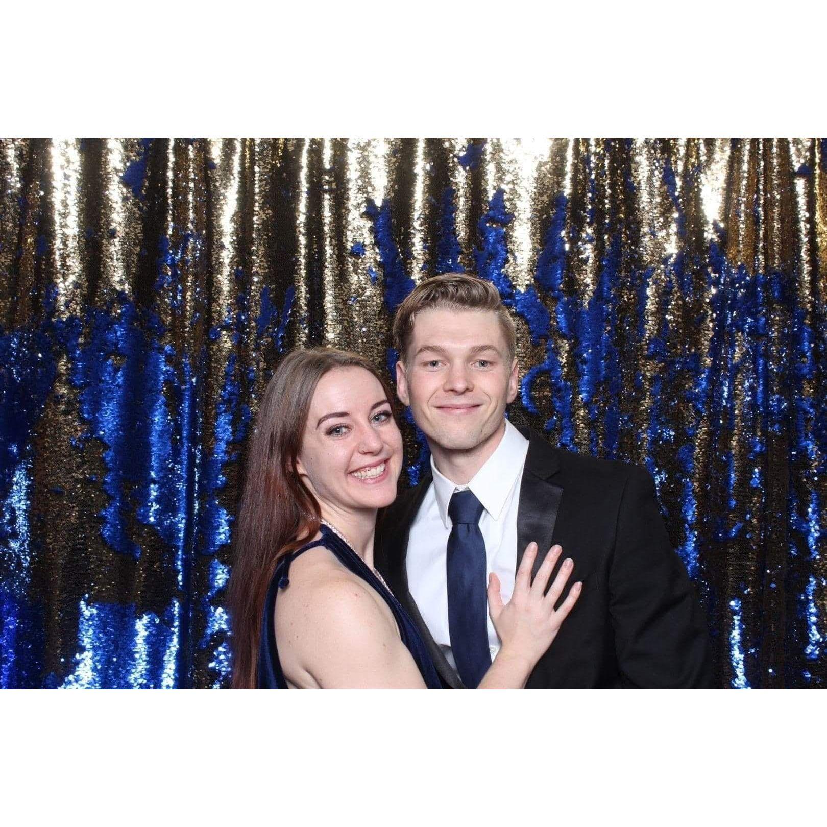 Austin's work Christmas party, December 2019