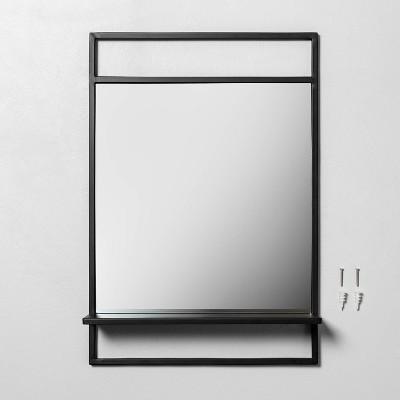 Bath Mirror with Shelf Black - Hearth & Hand™ with Magnolia