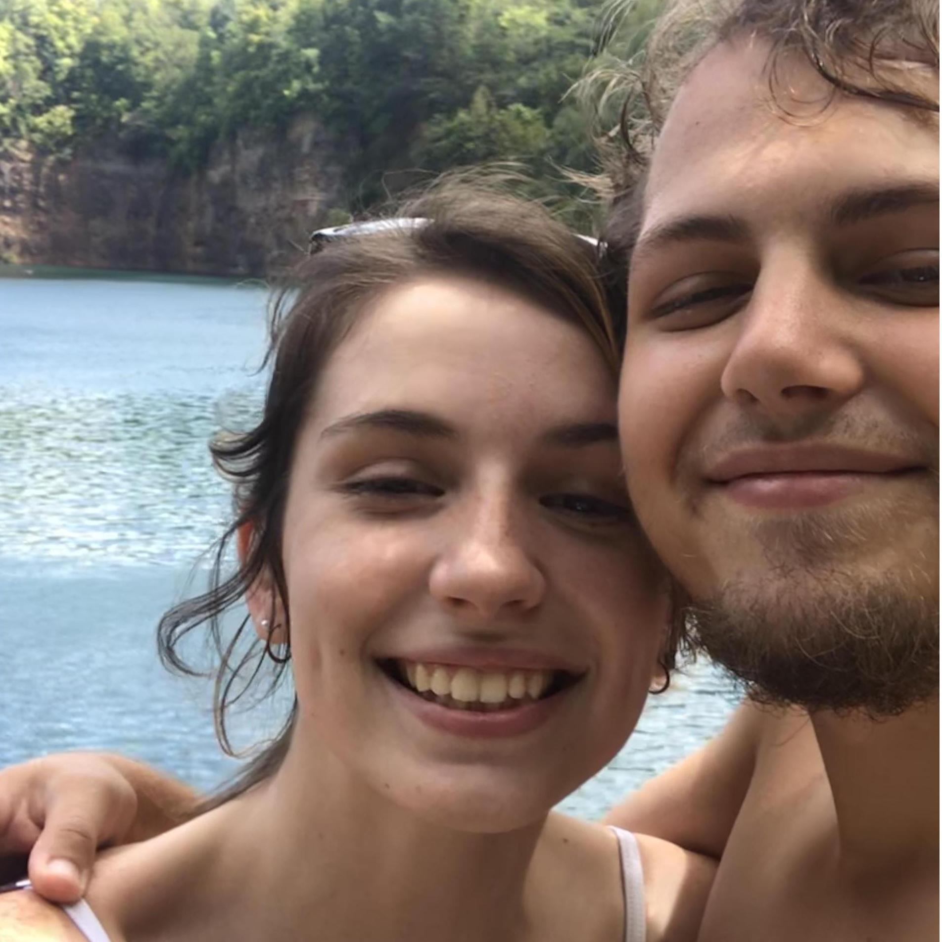 We love swimming at the quarry.