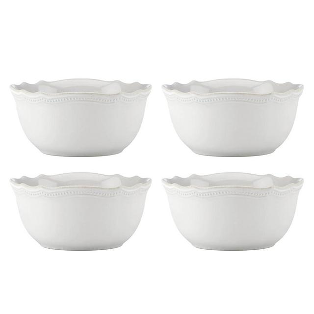 Lenox 895710 French Perle Bead All-Purpose Bowls, Set Of 4 White