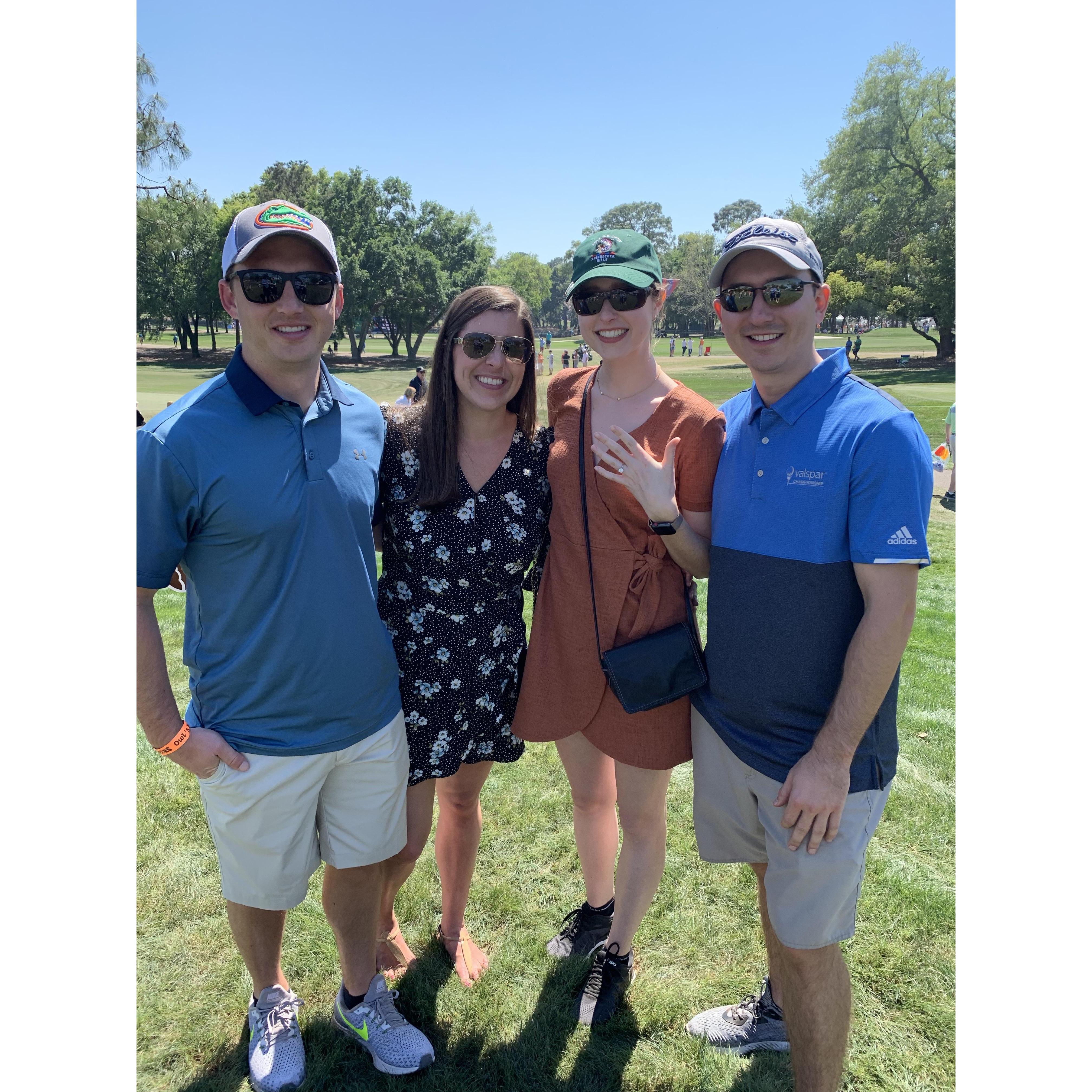 With Adam and Courtney!