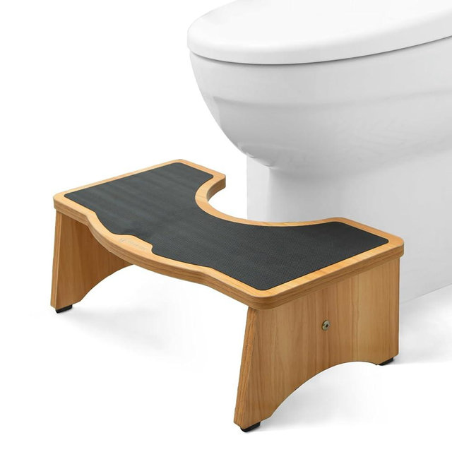 StrongTek Extra Large Toilet Stool, Adults Squatting Poop Stool, Anti-Slip Bathroom Step Stool for Seniors, Heavy Duty 400 lbs Capacity