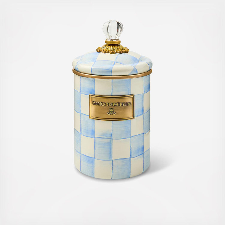MacKenzie-Childs, Sky Check Canister | Zola
